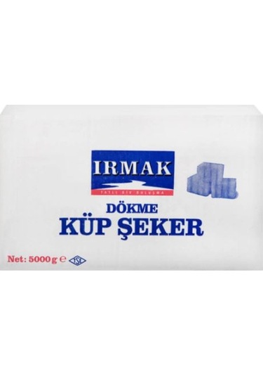 Irmak Dökme Tek Sargılı Kesme Küp Şeker 5 KG