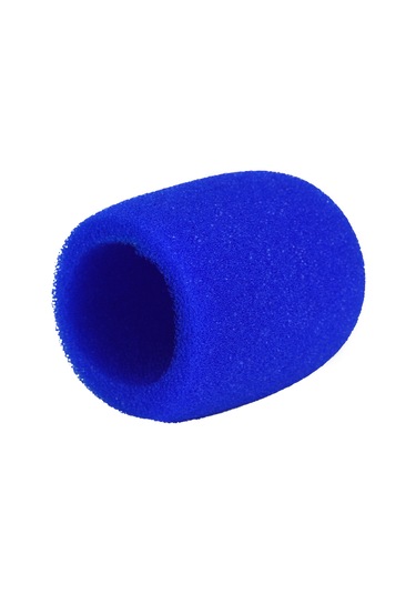 Youmex Mikrofon Spreyi Ktv Kullanıma Uygun Mavi Tekli Paketli 76mm Yükseklikli Ses Filtresi