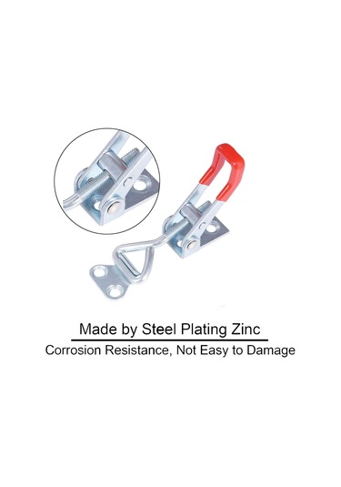 6 Adet 4001 Metal Vites Kolu Ayarlanabilir Vites Kolu Marangoz Vites Kolu Kol Gerilim Kilidi Kapı Hızlı Açma 100kg/220lbs Kapasite