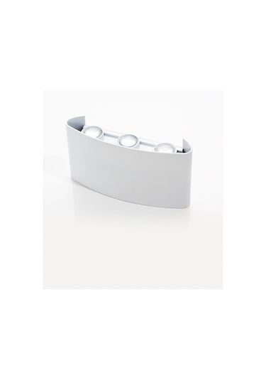 Uranüs Gün Işığı Ledli Dekoratif Işık Süzmeli Iç Dış Mekan Bahçe Balkon Teras Salon Aplik Beyaz