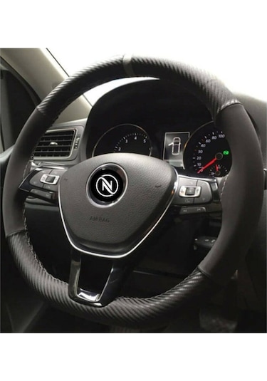 Tata Marina Alcantra Karbonlu Direksiyon Kılıfı
