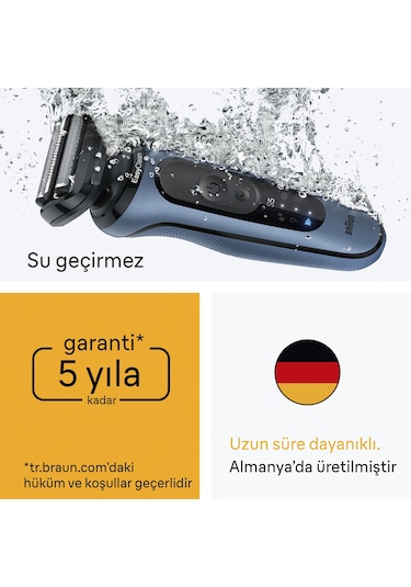 Braun Series 5 Elektrikli Tıraş Makinesi, Islak Ve Kuru, Hassas Düzeltici, Vücut, 52-a1650s 1 Saat