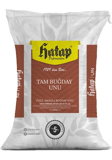 Hatap Tam Buğday Unu 5 KG