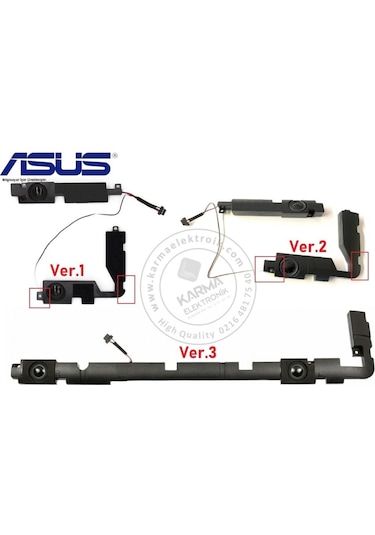 Asus Uyumlu K555L, X555L Notebook Speaker Seti - Ver.1 / NBYP052