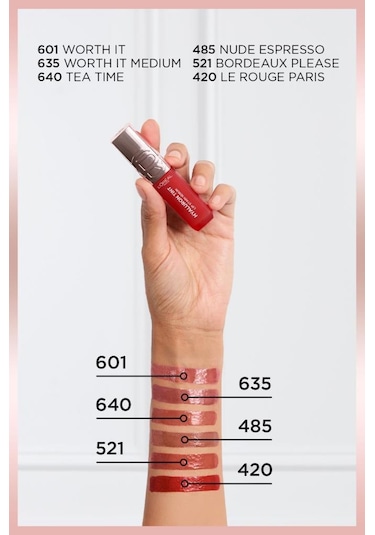 L'Oréal Paris Hyaluron Lip Tint Dudak Parlatıcı - 601 Worth It