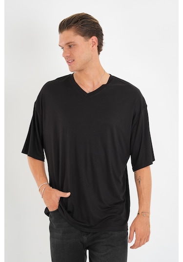 Alexander Gardi Alexandergardı V Yaka Oversize T-shirt Beyaz