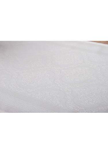 Finezza Roma Jakar Polyester Kumaş Krem Runner 45x150 cm - 1414