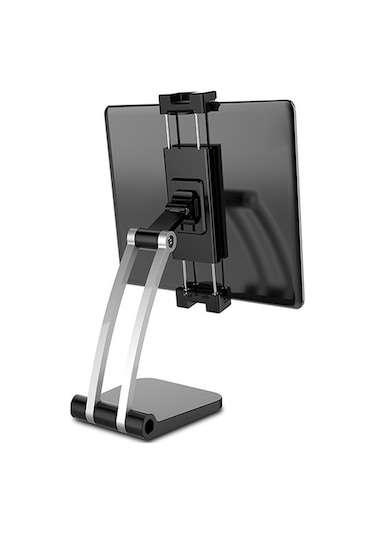 Pazly Bilgisayar Ve Tablet Standı - 360 Dönme - Ayarlanabilir - Siyah/beyaz - Canlı Yayın Tutucu