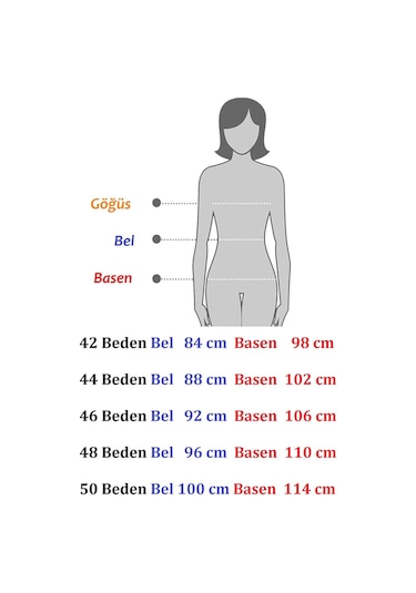 Esnek Büyük Beden Etek 14b-2747 Siyah