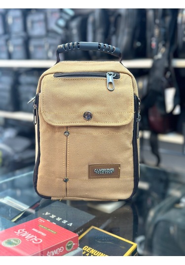 Trg Polo Taba Erkek El Keten Çanta Açık Taba