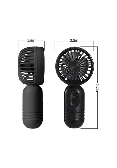 Mini Fanlar, Usb Şarj Edilebilir Kişisel Fan, Pille Çalışan Küçük El Fanı Seyahat/kamp/dış Mekan/ev/ofis 3 Adet 2797 Var Ayaklı 5 Adetten Az