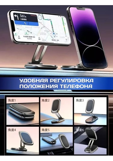 Technoroom Araba İçin Manyetik Telefon Tutucu 225096417 Siyah