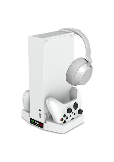 Xbox Series S Fanlı Şarj İstasyonlu Kulaklık Askılı Stand