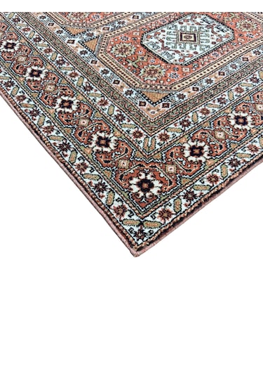 Saray Halı Klasik 412-g 93x192 Az Hatalı Kiremit %100 Yün Halı Kiremit