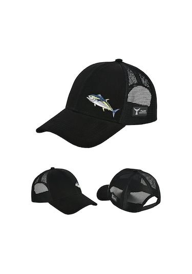 Fujin Pro Angler Black Tuna Şapka Siyah