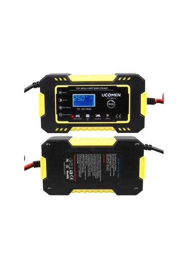 Uc-c120501a 12v 6a Sarı Led Göstergeli Akü Şarj Cihazı