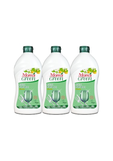 Mom's Green Limonlu Bulaşık Makinesi Parlatıcısı 3 x 500 ML