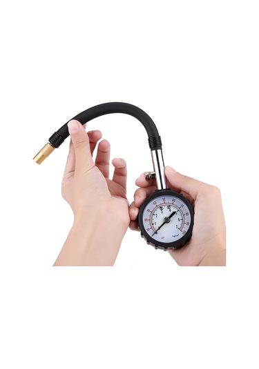 Reedark Araç Lastik Basıncı Ölçer, 0-100 Psi Aralığı, Kesin Deflasyon Düğmesi, Dayanıklı Kumaş Koruyucu Kasa, Taşınabilir Ve Kolay Kullanım