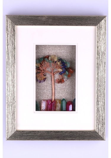 Çakra - Aura Kuvars Doğal Taş Tablo