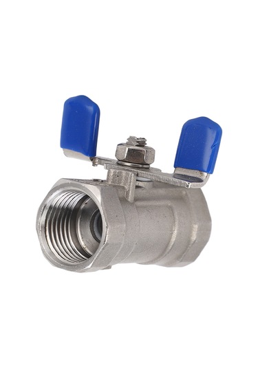 Lemestar 304 Paslanmaz Çelik Dn15 1/2" Npt Kanal Şekli Topak Valfi, Yumuşak Dichtung, Kelepçe Kolu, 1000wog, Suya Yağa Gaz'a Uygun