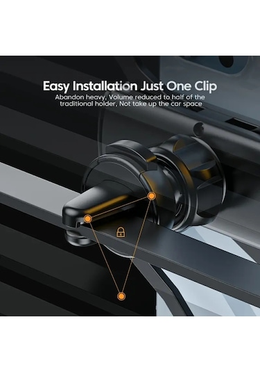 Dongjing Essageruniversal 6 Puan Katı Kat Araba Telefon Tutucu 1 Adet