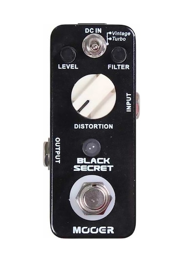 Mooer Mds1 Micro Serisi Black Secret Distortion Pedalı