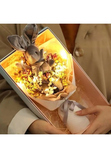 Teltree Pil Liçli Renkli Led İp Işığı 1m 10 Led, Noel Bayramı Dekorasyon, Pasta Çiçek Sepeti Aydınlatma, Esnek Bakır Tel, 4 Renk Seçeneği Çok Renkli