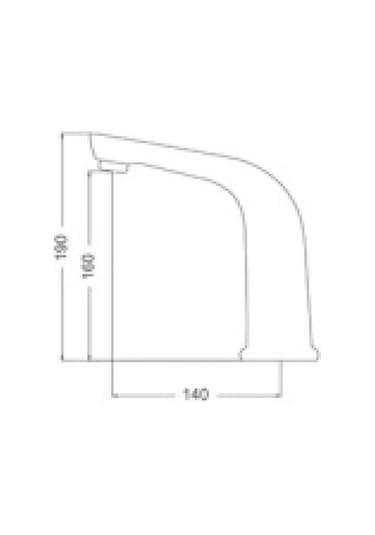 Gms Ft015 Çift Girişli Fotoselli Sensörlü Lavabo Musluk Bataryası