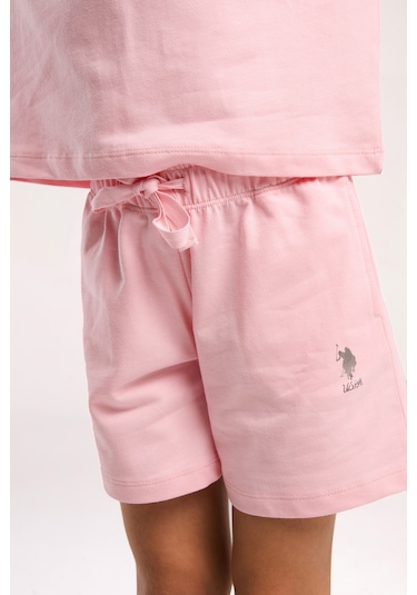 U.s. Polo Assn. Kız Çocuk Somon Pijama Takım 50312484-vr047 SOMON