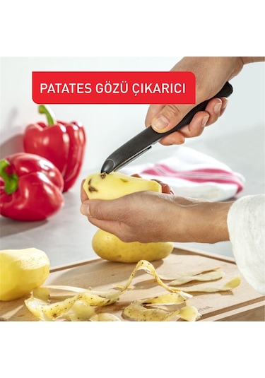 Colorfood Meyve Ve Sebze Soyacağı 17cm Siyah 001 Siyah