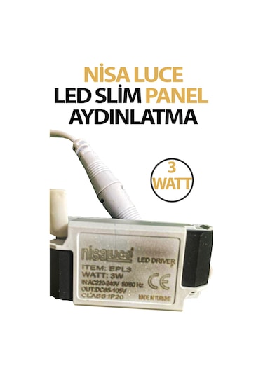 Sıva Altı Led Aydınlatma Paneli 12 Watt Tasarruflu Beyaz Işık