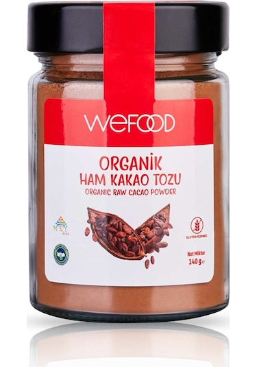 Wefood Organik Ham Kakao Tozu 140 G