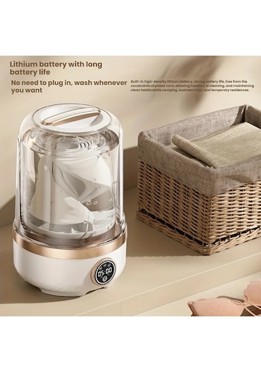 Fochsia 67 63 Oz 3 Mod Büyük Kapasiteli Kablosuz Taşınabilir Çamaşır Makinesi