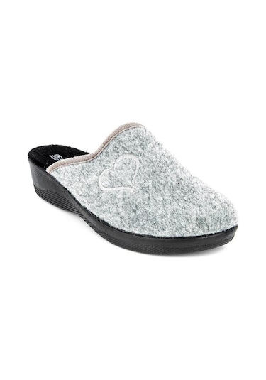 Muya Mochi 32922-087 Kadın Kışlık Ev Terliği Gri 36-40 Gri
