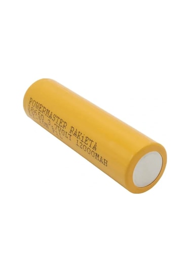 Powermaster Pm-9599 Rakieta 3.7 Volt 1200mah 18650 Başlıklı Şarj Edilebilir Lityum Pil Tekli