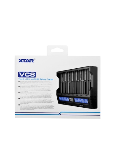 Xtar VC8 Taşınabilir Pil Şarj Cİhazı