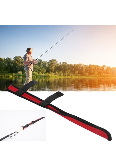 Geeroyoo Karbon Olta Sapı Koruması, Kırılmayı Önleyen Oxford Kumaş Koruyucu Kılıf, Uyumlu Telli Tasarım, Dayanıklı Ve Pratik