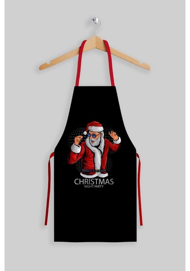 Ays Home Yılbaşı Christmas Cepli Garson Cafe Barista Party Mutfak Önlüğü
