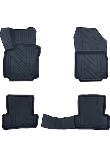 Renault Clio 3 2005-2012 Premium Seri Araca Özel 3d Havuzlu Oto Paspas