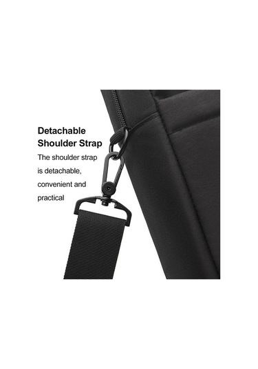 Didadodo Çoklu Kapalı 15 Hafif Laptop Çantası - Su Geçirmez, Omuz Askılı, Valiz Kayışlı Mavi MAVİ