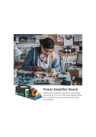 Neevoyu Irs2092s D Sınıfı 500w Mono Hıfı Dijital Güçlendirici Kartı - 4-8ω, 90% Verimlilik, Aşırı Sıcaklık Ve Kısa Devre Koruma