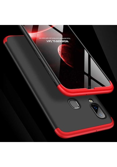 Samsung Uyumlu Galaxy A20 Kılıf Zore Ays Kapak Mavi