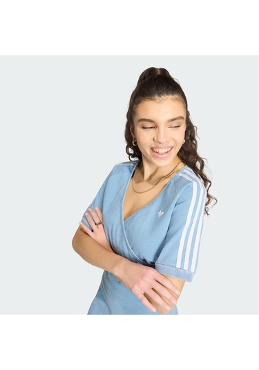 Adidas Denim Kadın Elbise C-adıkz5056b30a00 Mavi