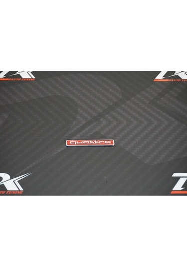 Audi Quattro Metal 3M 3D Bagaj Logo Amblem (273986281)