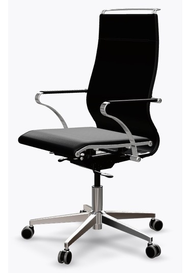 Ergolife Synchrosit Well Ergonomik Ofis Sandalyesi Siyah, Deri Çalışma Sandalyesi - 265.5d.1.544 Siyah