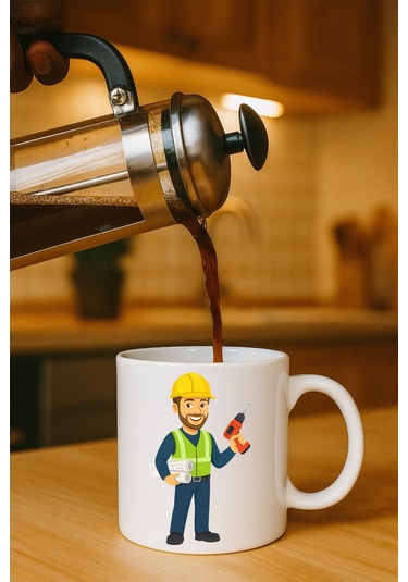 Meslek Baskılı Kupa Erkek Mühendis