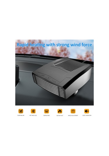 Samdoo 12v Araç Isıtıcı Ve Soğutucu - 150w Taşınabilir Hızlı Defrost Cihazı Çakmaklı