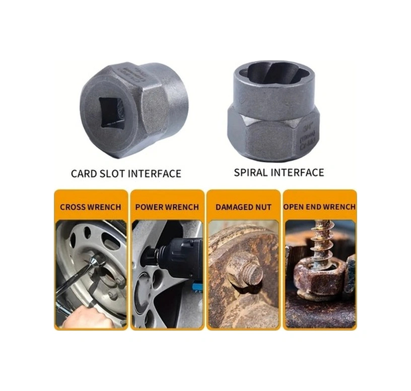 Trendooze Hasarlı Paslı Somun Çıkarma Seti 10 Parça Gaojunshop01 Vida Cıvata Sökücü