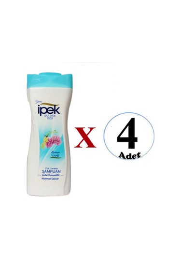 İpek 2 si 1 Arada Akasya Çiçeği Özlü Normal Saçlar için Şampuan 480 ML x 4