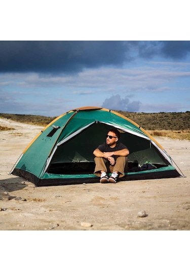Freecamp Monodome Plus 4 Kişilik Kamp Çadırı-yeşil Yeşil